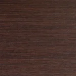 Grassy textile wallcovering mixed in dark brown with light horizontal redbrown stipes.