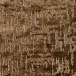 Rich Mocha brown jaquard woven velvet wall textile.